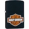 Zippo 2024 Zippo Black Matte Lighter, Harley Davidson Hd Logo ZIP-218HD.H252 - alternate 1